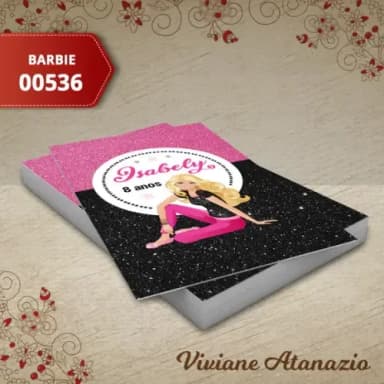Adesivo Tubete Barbie - 00536