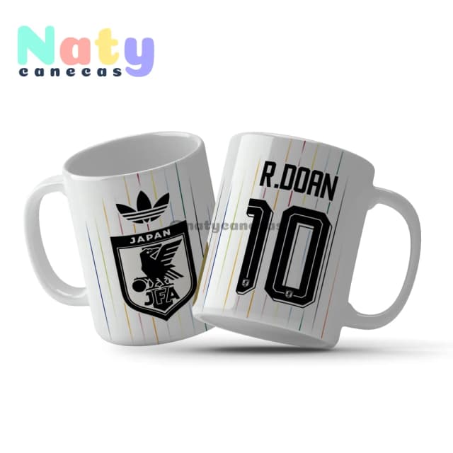 Caneca Personalizada Futebol Japão