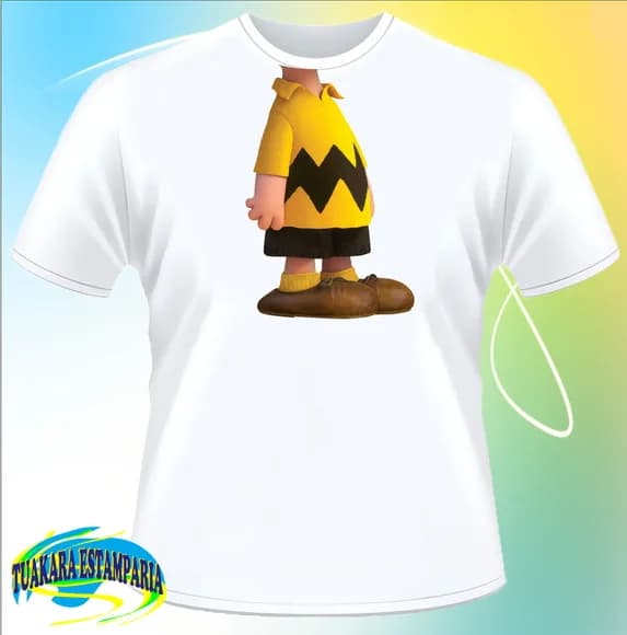 Camiseta Snoopy - Charlie Brown corpo