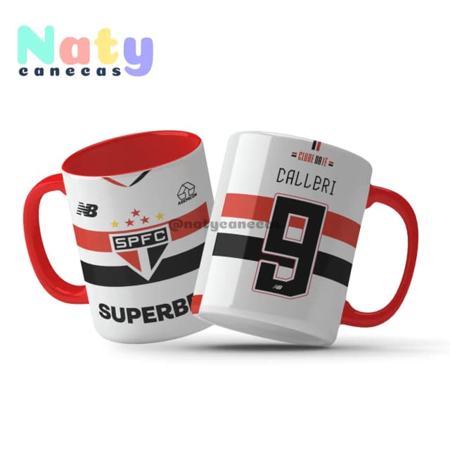 Caneca Personalizada Futebol São Paulo