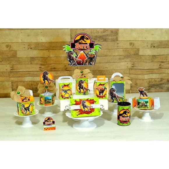 Kit 60 Lembrancinhas Dinossauro