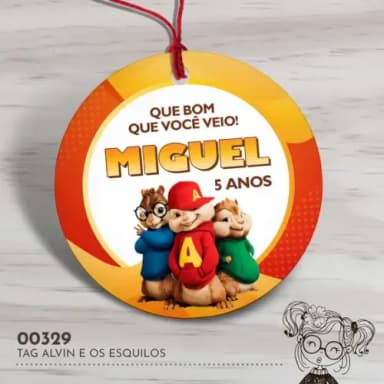 Tag Redonda Alvin e os Esquilos - 00329