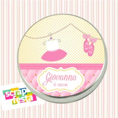Latinhas Personalizadas Festa Bailarina