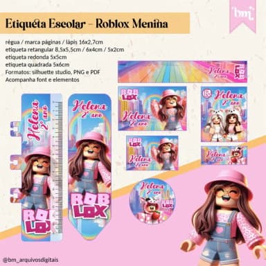 60 Etiquetas Roblox Menina