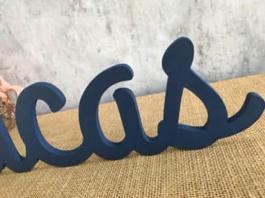 Letras Decorativas - Nome em mdf