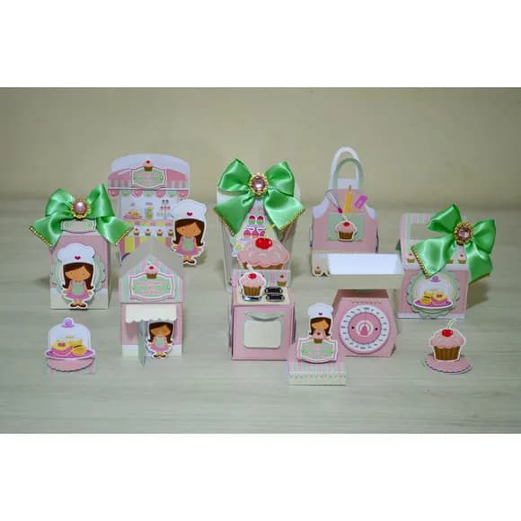 Kit 60 Lembrancinhas Doceria