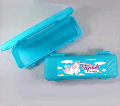 Estojo Escolar Personalizado Unicórnio