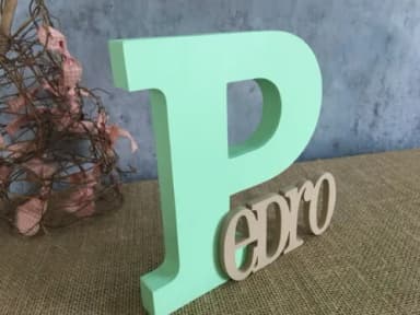 Letras Decorativas em MDF PERSONALIZADO 18cm