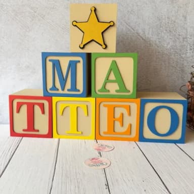 Toy Story 10x10cm Decoração de Festa Infantil Quarto de Bebê