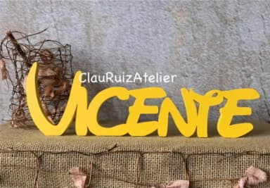 Disney - Letras de mdf -nomes