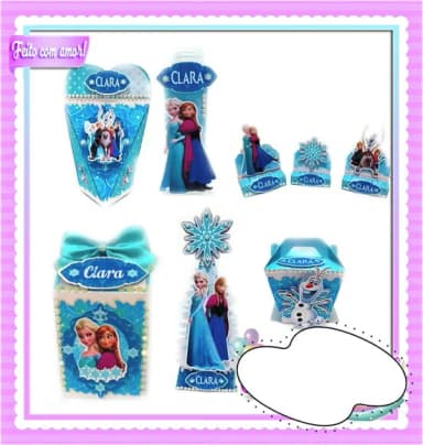 Kit 30 Lembrancinhas Frozen