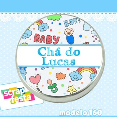 Lembrancinhas de Chá de Bebê Latinhas