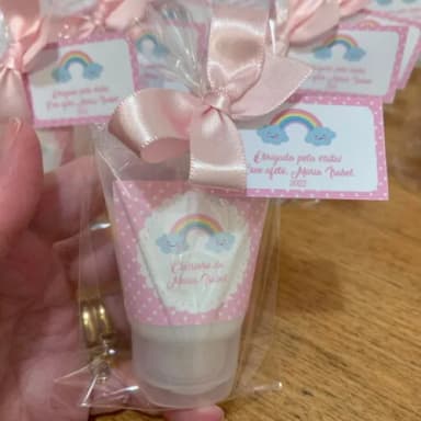 Lembrancinha Maternidade Creme Hidratante Arco Íris