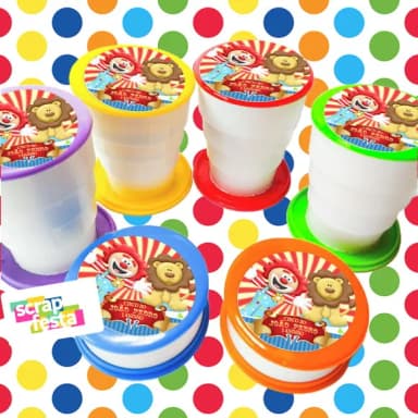 Copo Retrátil Personalizado Festa Circo