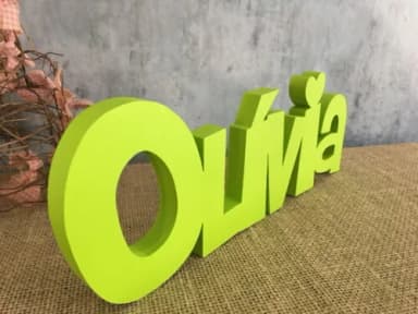 Letras de MDF -Nomes.