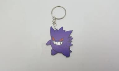 Chaveiro Pokémon Gengar em Acrílico Uv