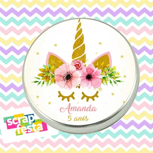 Latinhas Personalizadas Lembrancinhas Festa Unicórnio