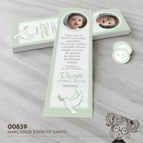 Marcador de Livro Espírito Santo - 00839