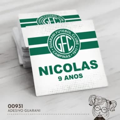 Adesivo Quadrado Guarani - 00931