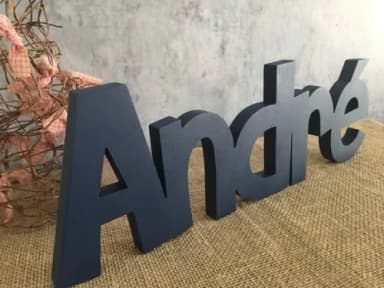 Letras Decorativas - nome em MDF