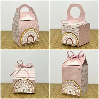 Kit 30 Lembrancinhas Arco Iris Boho