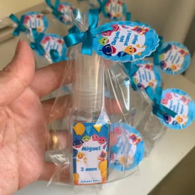 Álcool 70% Spray Baby Shark