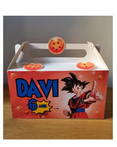 Caixa Maleta Lembrancinha  Ball Z