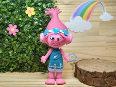 Trolls de Feltro - Poppy