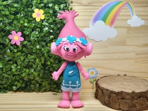 Trolls de Feltro - Poppy