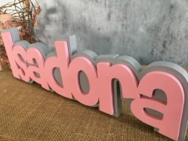 Letras Decorativas De MDF SOBREPOSIÇÃO