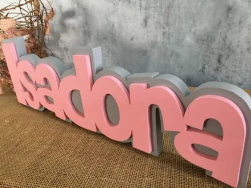 Letras Decorativas De MDF SOBREPOSIÇÃO