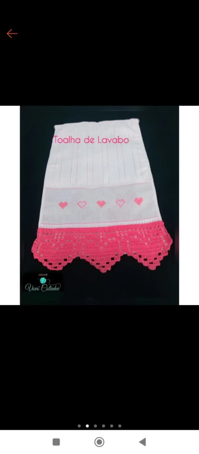 Toalha de Lavabo/Toalha de Mão