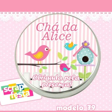 Lembrancinhas de Chá de Bebê Latinhas