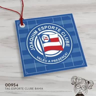 Tag Quadrada Esporte Clube Bahia - 00954