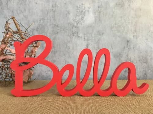 Letras de MDF -Nomes - Letras Cursivas