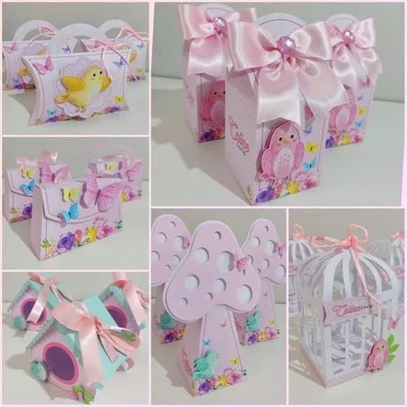 Kit 60 Lembrancinhas Jardim Encantado