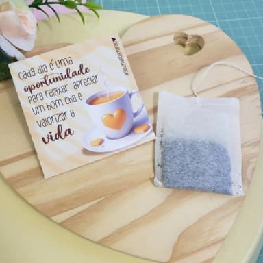 Embalagem para Chá Setembro Amarelo - Não Acompanha Chá
