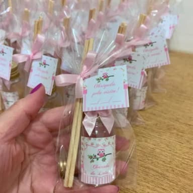 Lembrancinha Aromatizador Corujinha Rosa