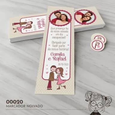 Marcador de Livro Noivado - 00020