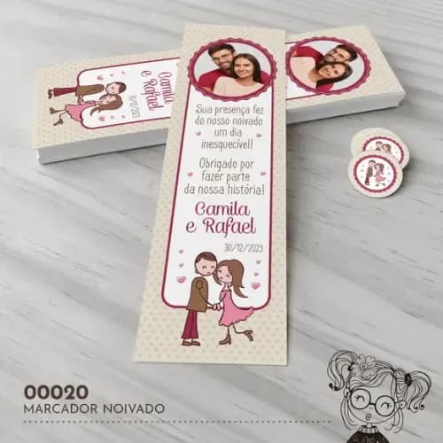 Marcador de Livro Noivado - 00020