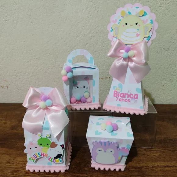 Kit 30 Lembrancinhas - Squishmallow