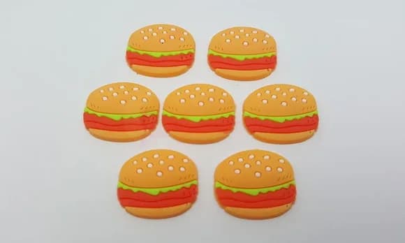 Aplique Hamburguer Emborrachado de 1,8cm