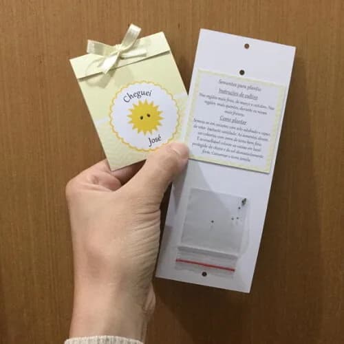 Lembrança Maternidade Sementinha Sol