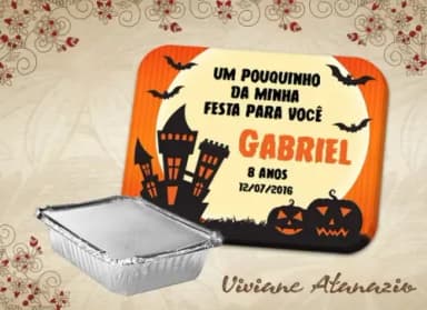 Adesivo Marmitinha Halloween - 00341
