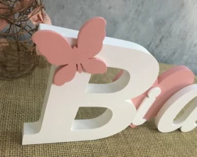 Letras Decorativas - Nomes - Coração