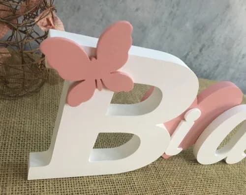 Letras Decorativas - Nomes - Coração