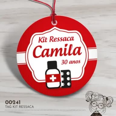 Tag Redonda Kit Ressaca - 00241