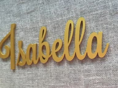 Letras Decorativas Nome De Parede