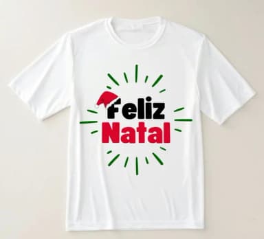 Camiseta Feliz Natal Unissex