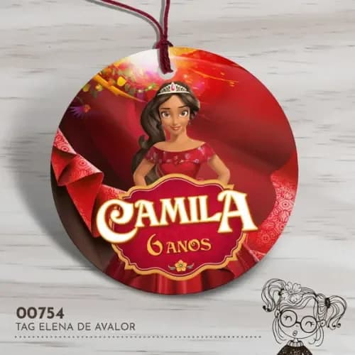 Tag Redonda Elena de Avalor - 00754